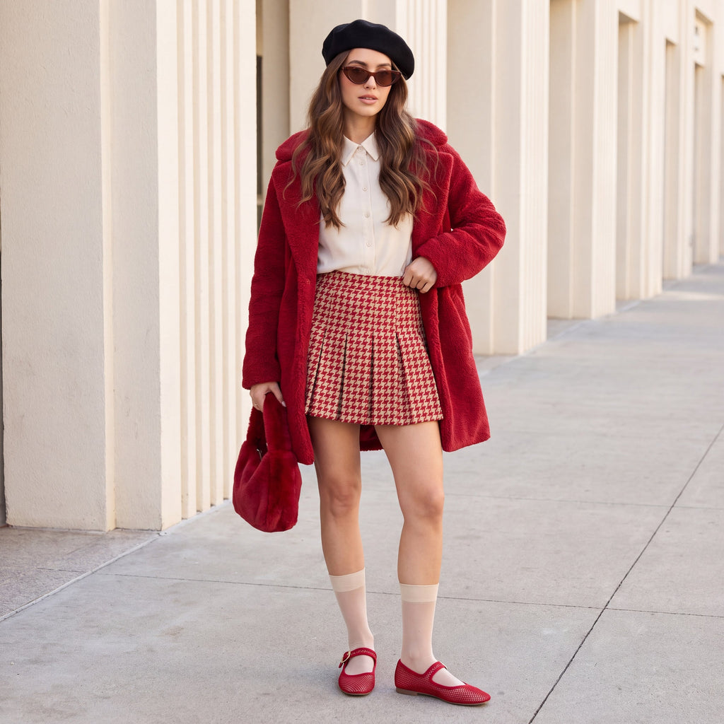 Gracie Mesh Mary Jane Flats - view 48