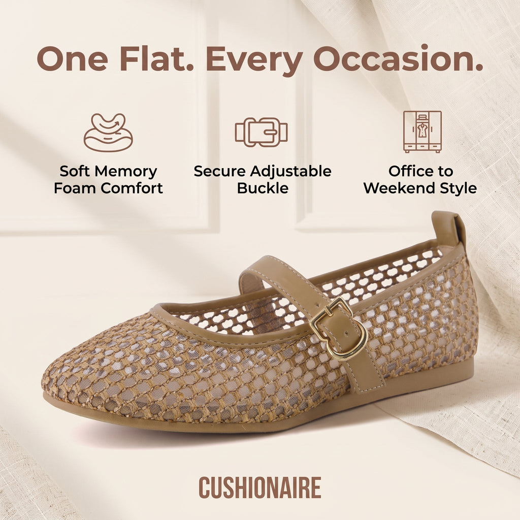 Gracie Mesh Mary Jane Flats - view 62