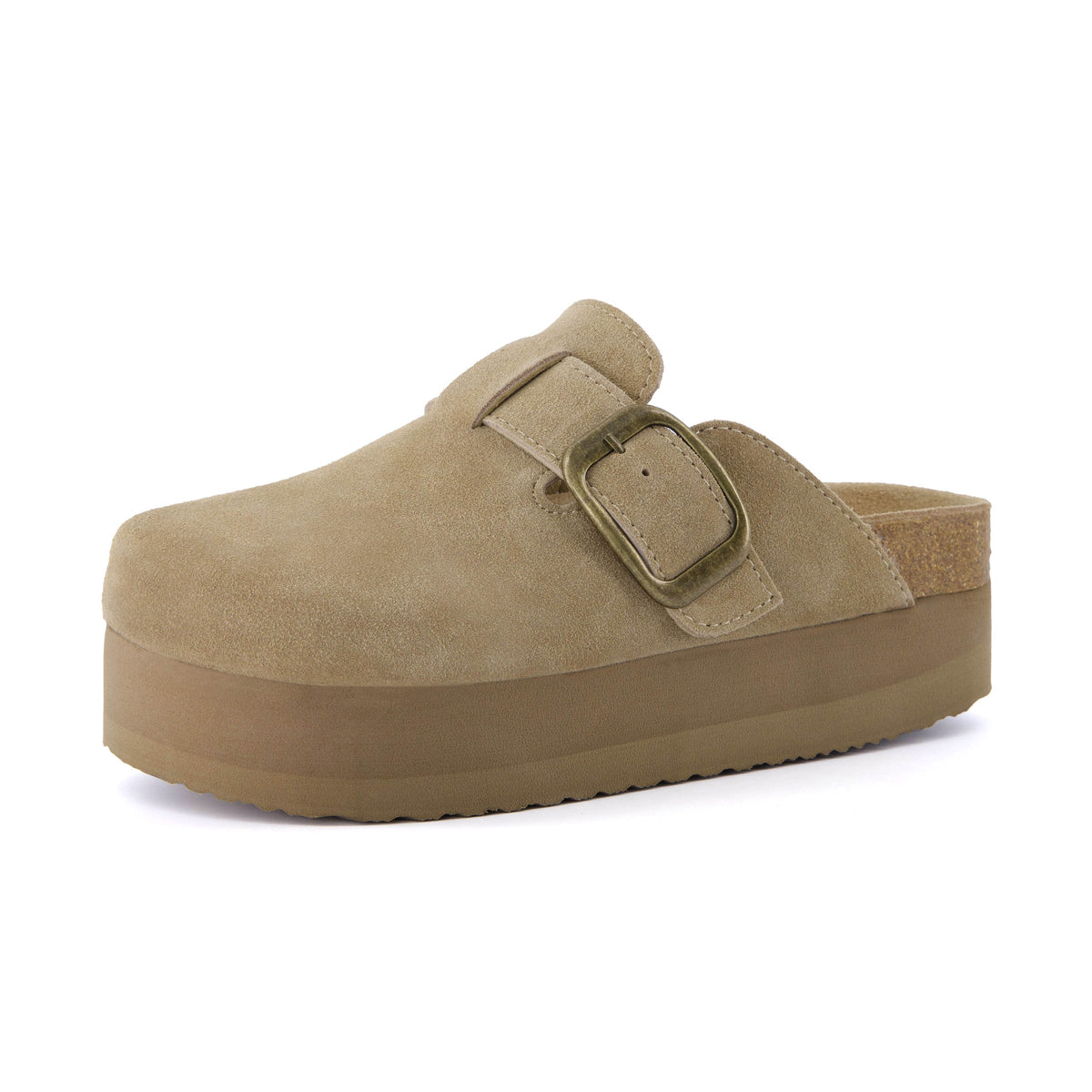 Granola Suede Platform Clog - view 8