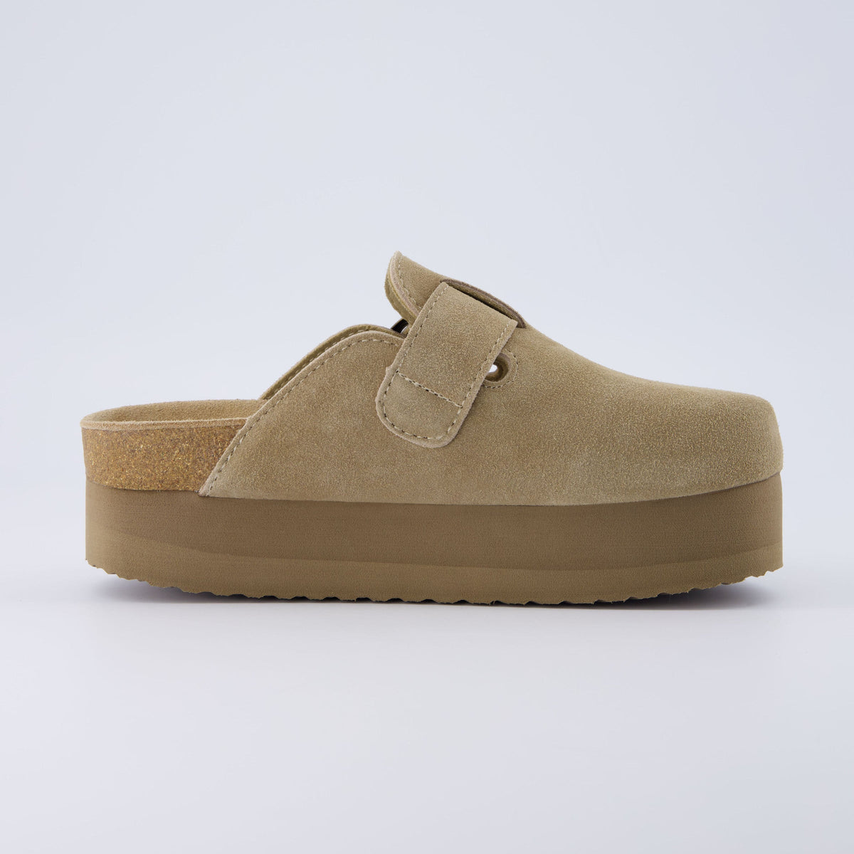 Granola Suede Platform Clog - view 28