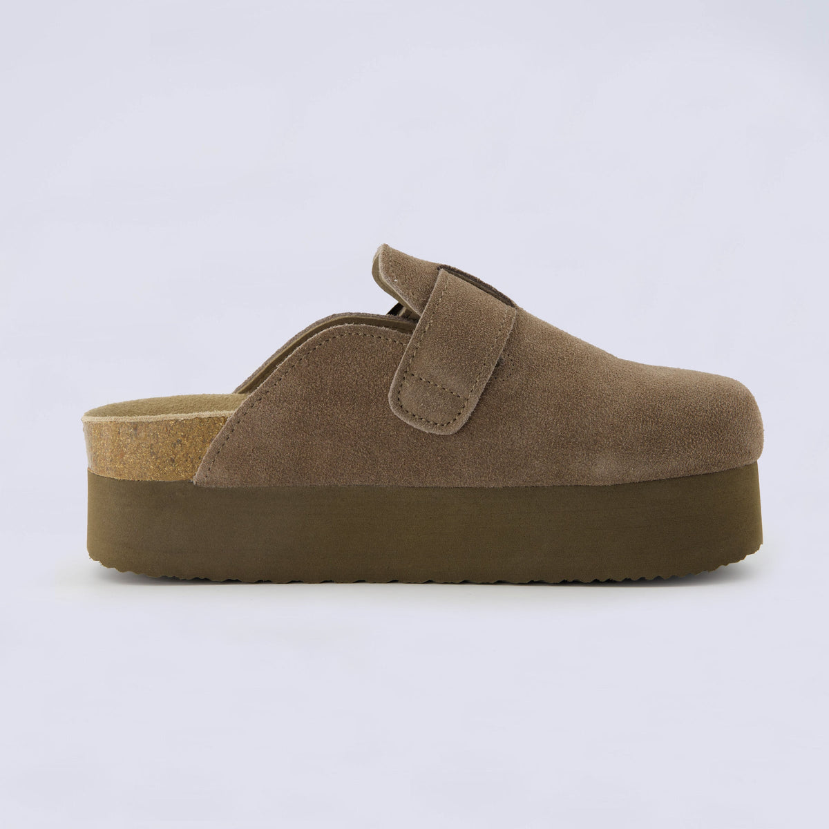 Granola Suede Platform Clog - view 4