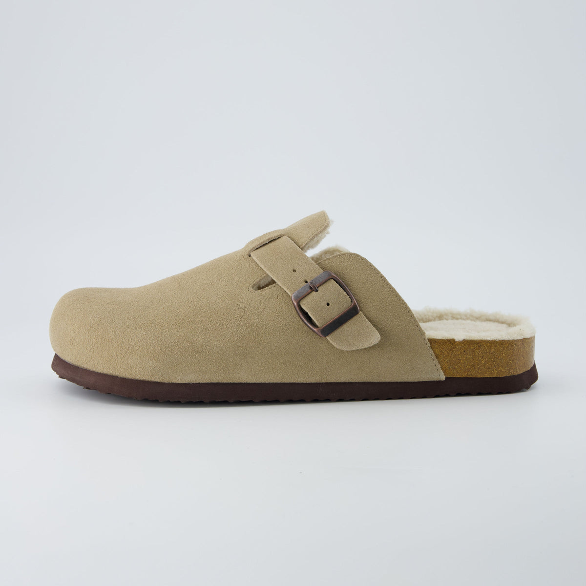 Haze Men's Fur Cork Footbed Clog - view 7