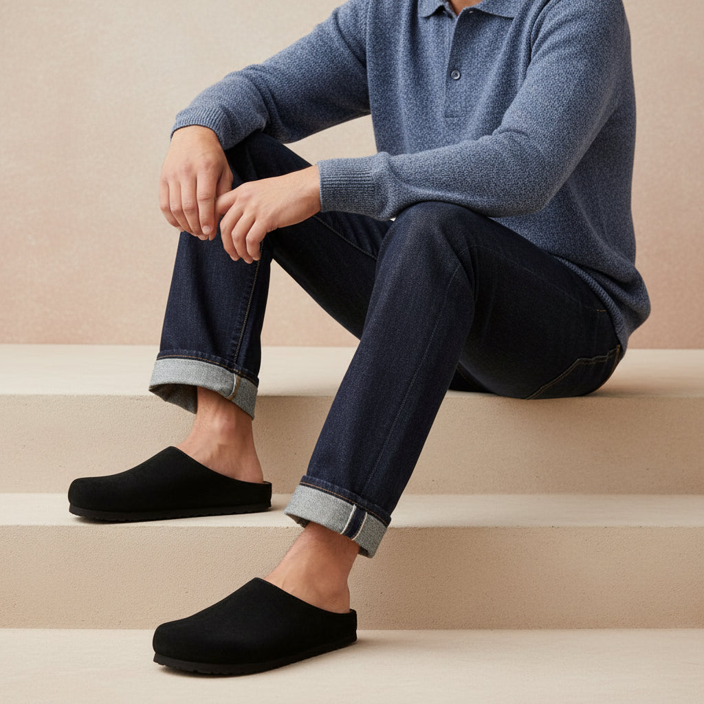 Heath Men's Leather Clogs - view 16