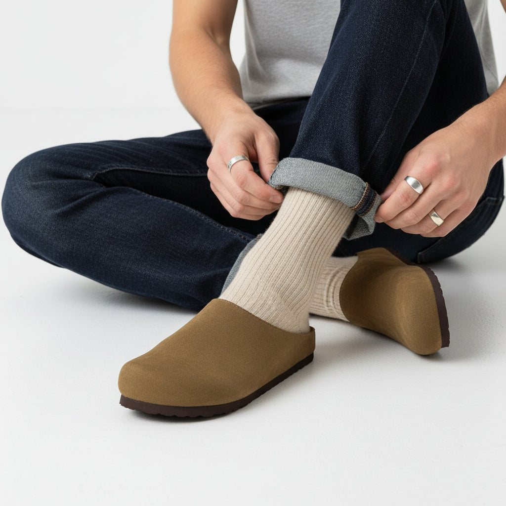 Heath Men's Leather Clogs - view 9
