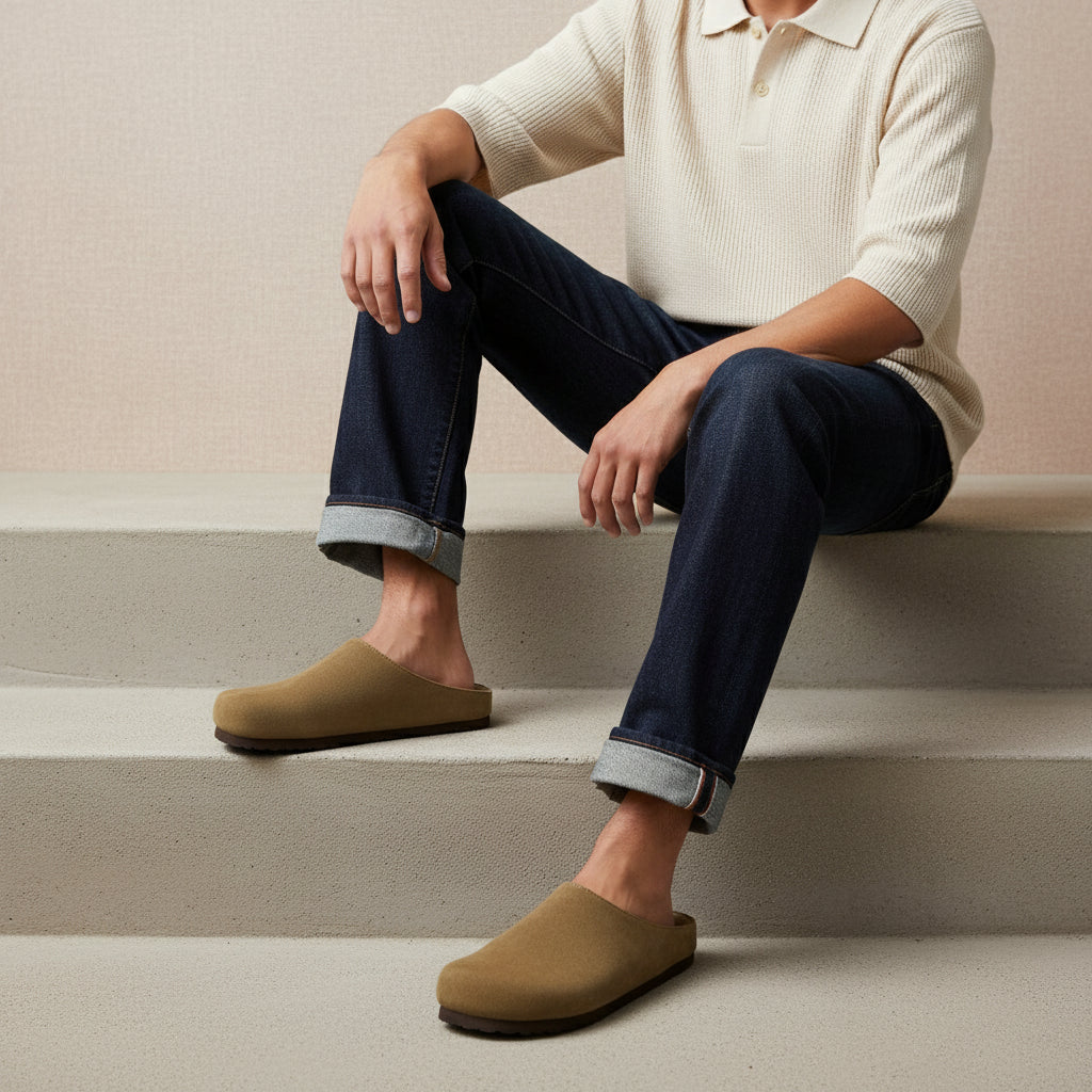 Heath Men's Leather Clogs - view 13