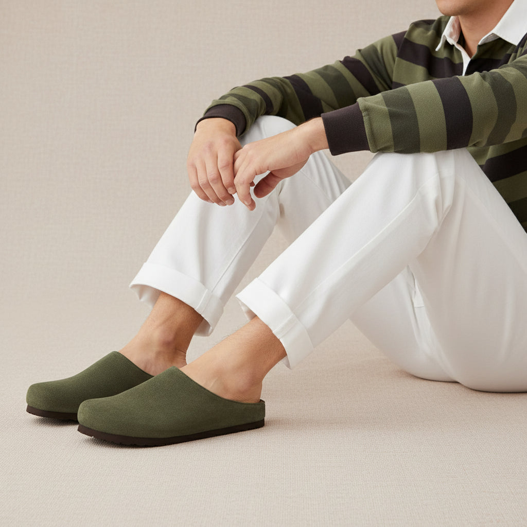 Heath Men's Leather Clogs - view 39