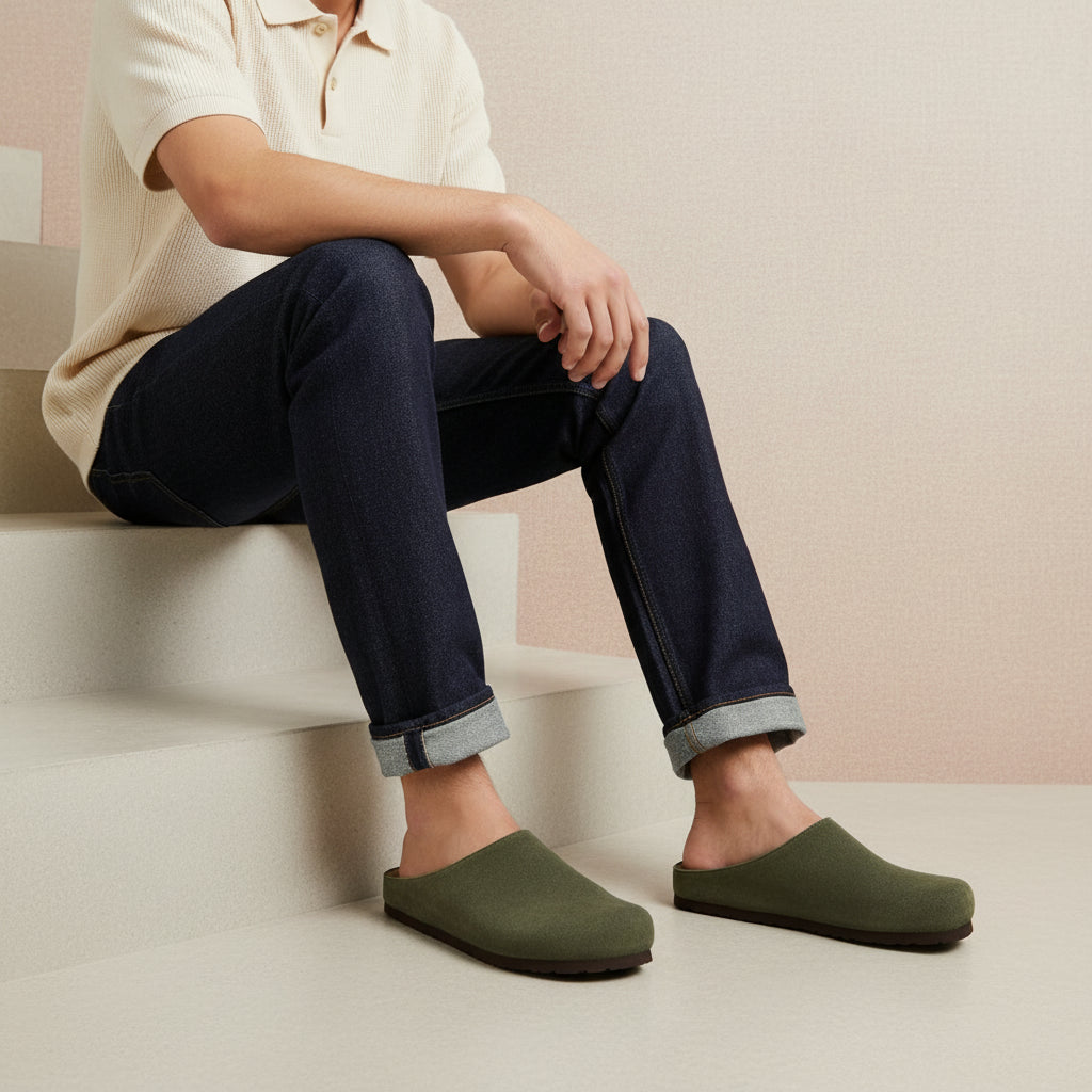 Heath Men's Leather Clogs - view 41