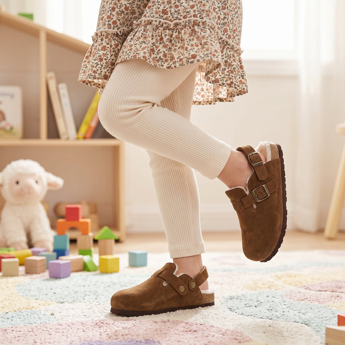 Hello Kids Suede Clogs - view 18