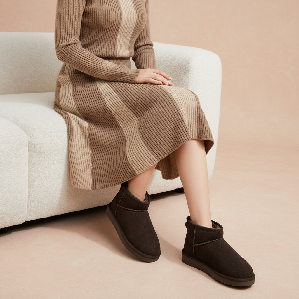 Hip-3 Genuine Suede Boots - view 85