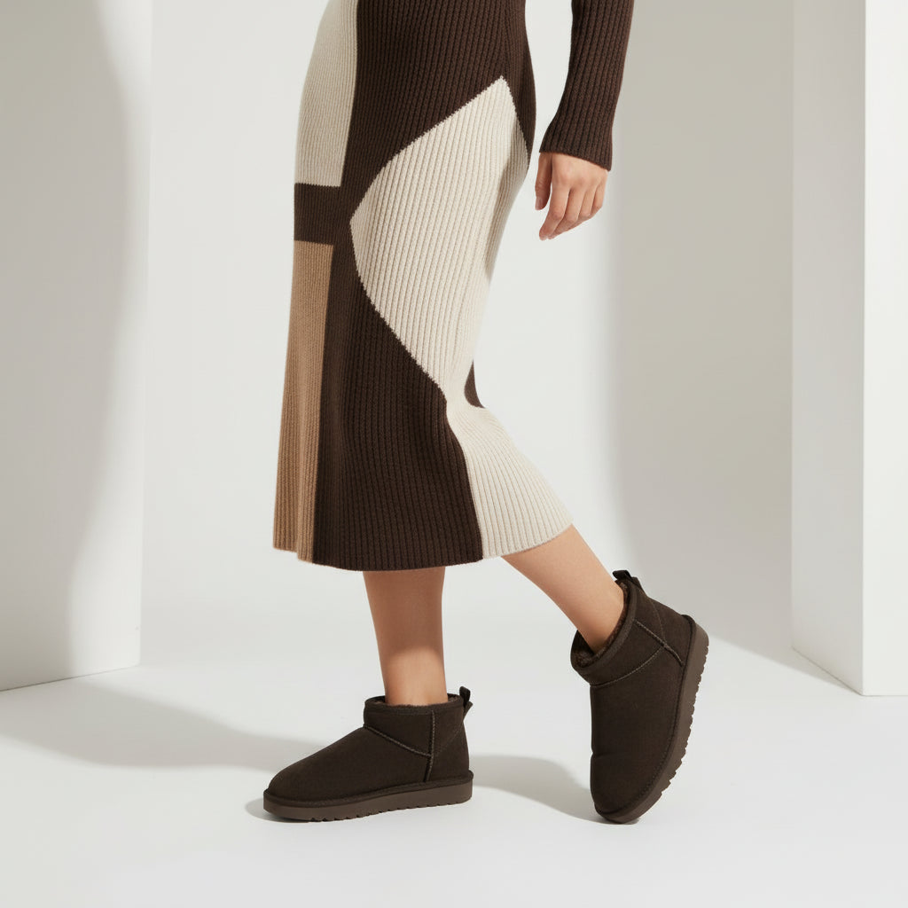 Hip-3 Genuine Suede Boots - view 86