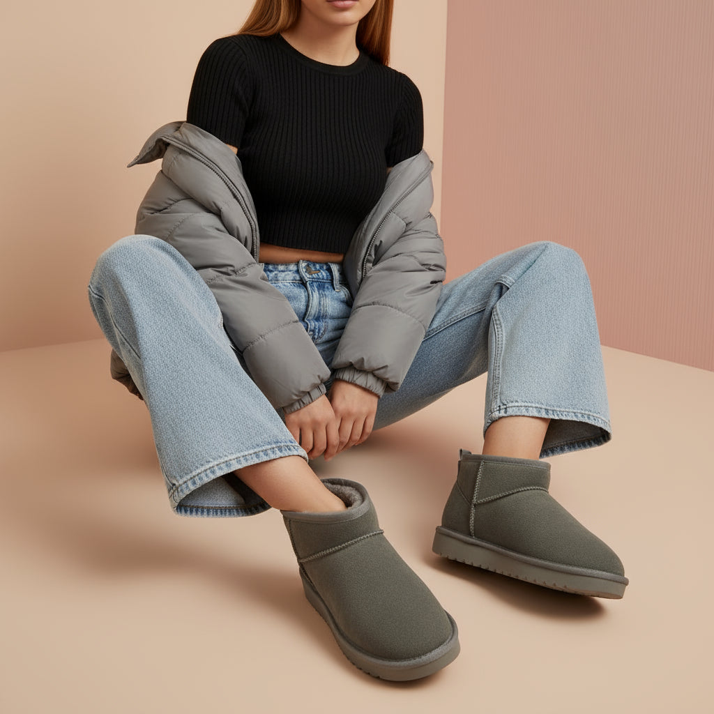 Hip-3 Genuine Suede Boots - view 41