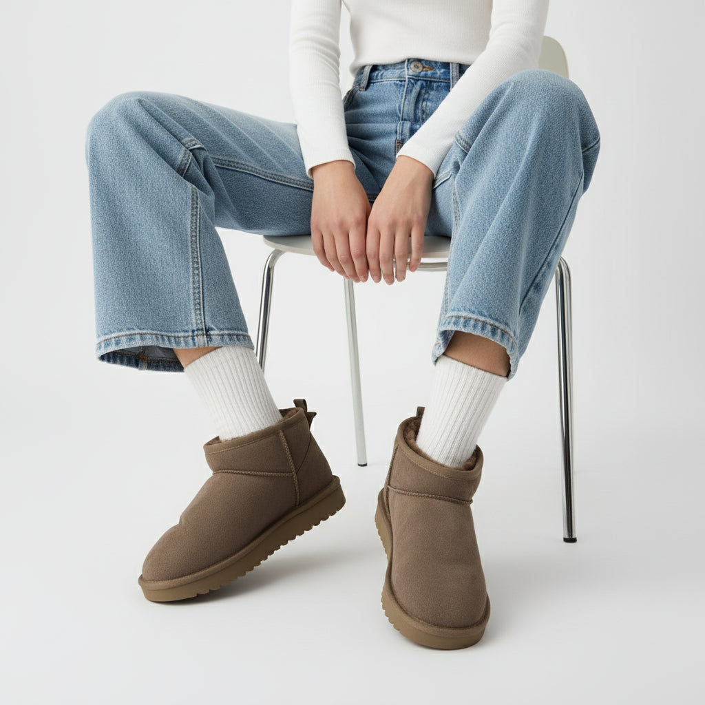Hip-3 Genuine Suede Boots - view 96