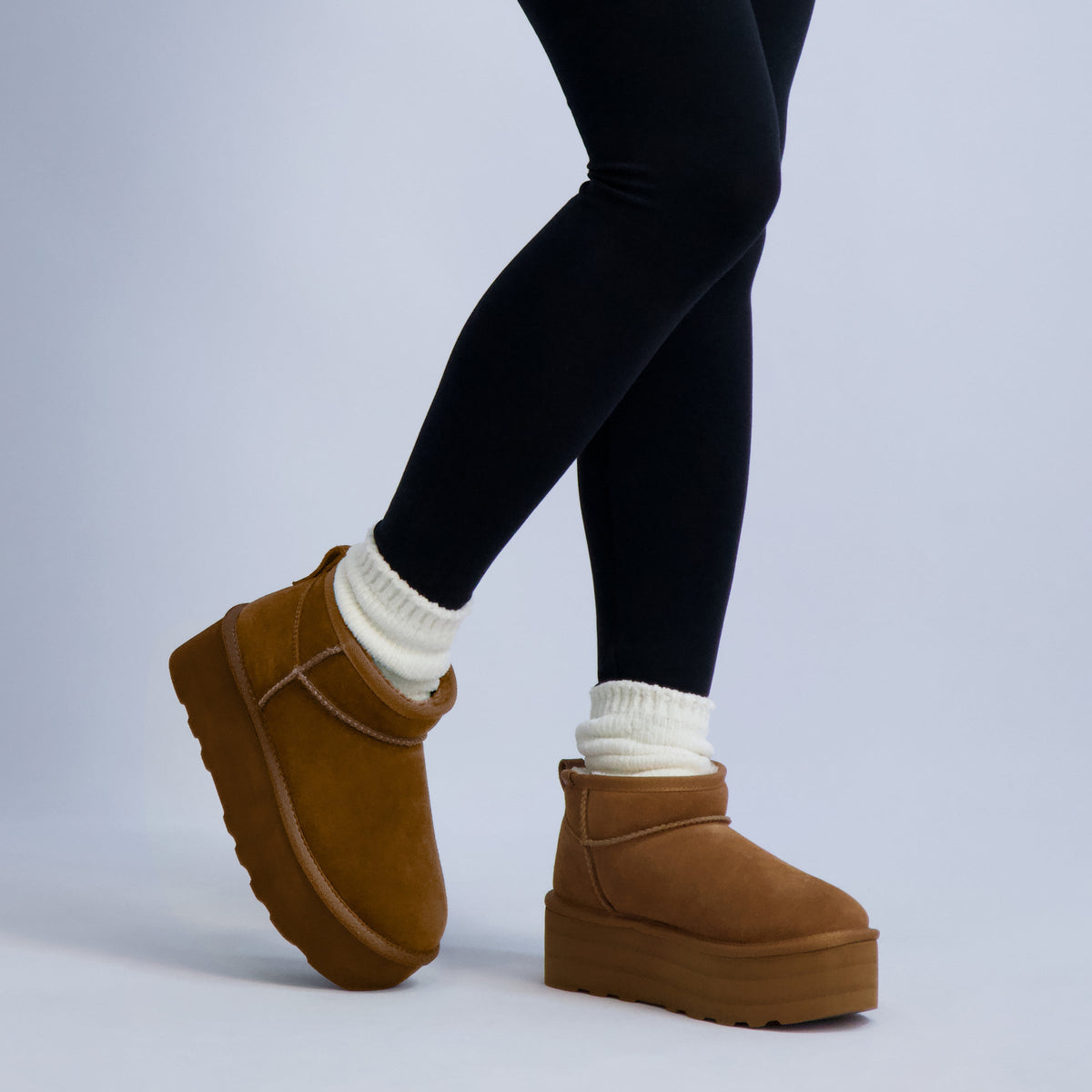 Hippy Cozy Platform Ankle Boot - view 3