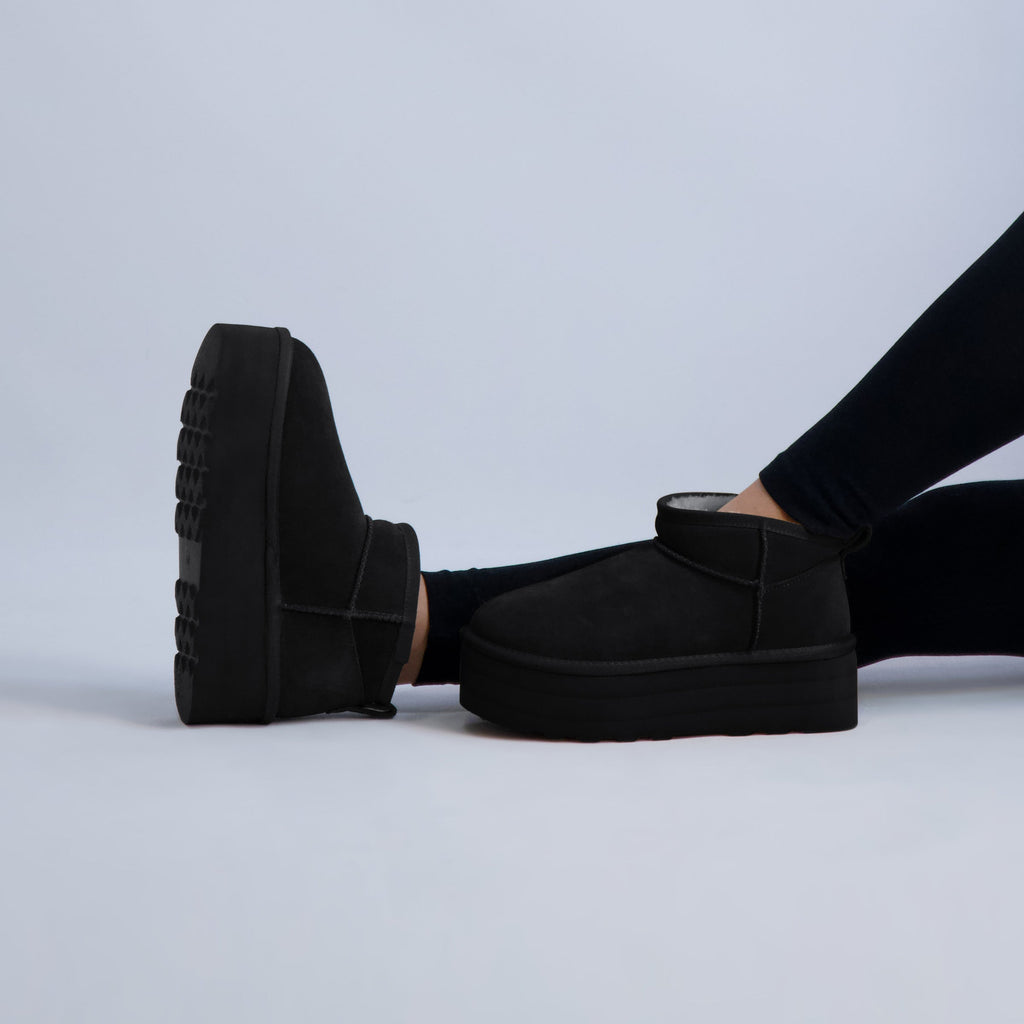 Hippy Cozy Platform Ankle Boot - view 12