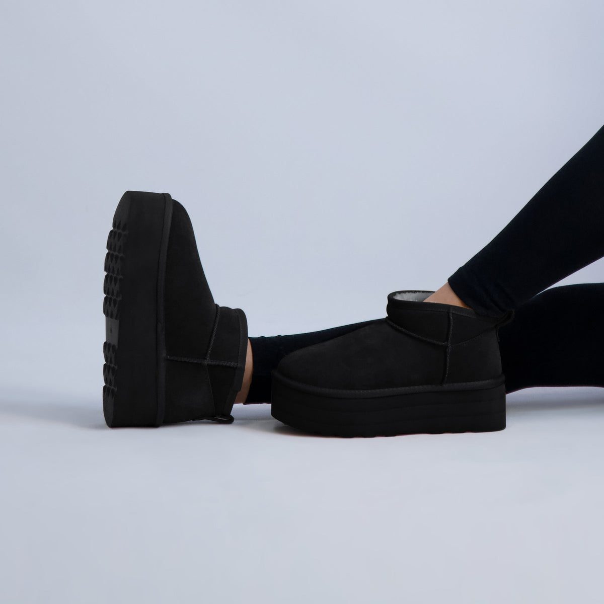 Hippy Cozy Platform Ankle Boot - view 12