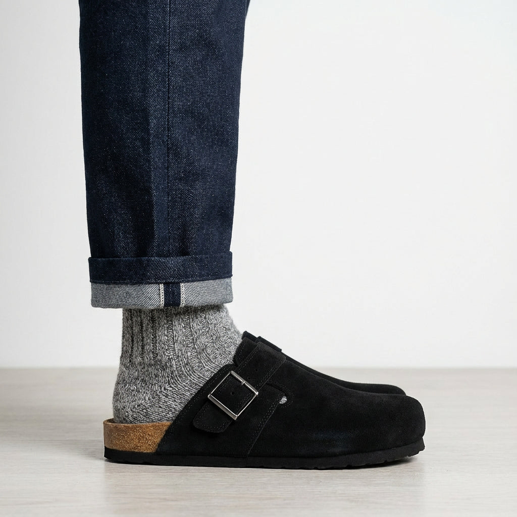 Hugo Genuine Suede Clogs - view 9