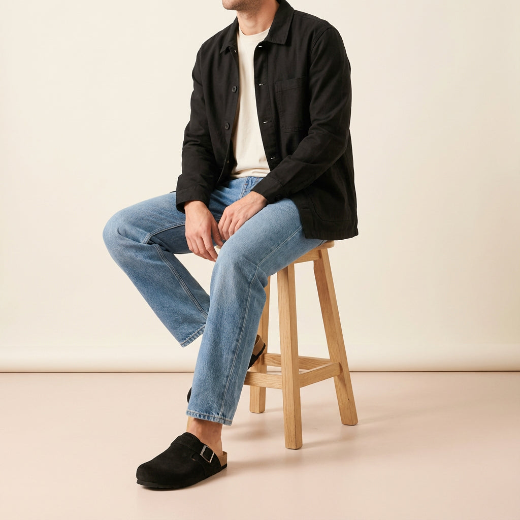 Hugo Genuine Suede Clogs - view 8