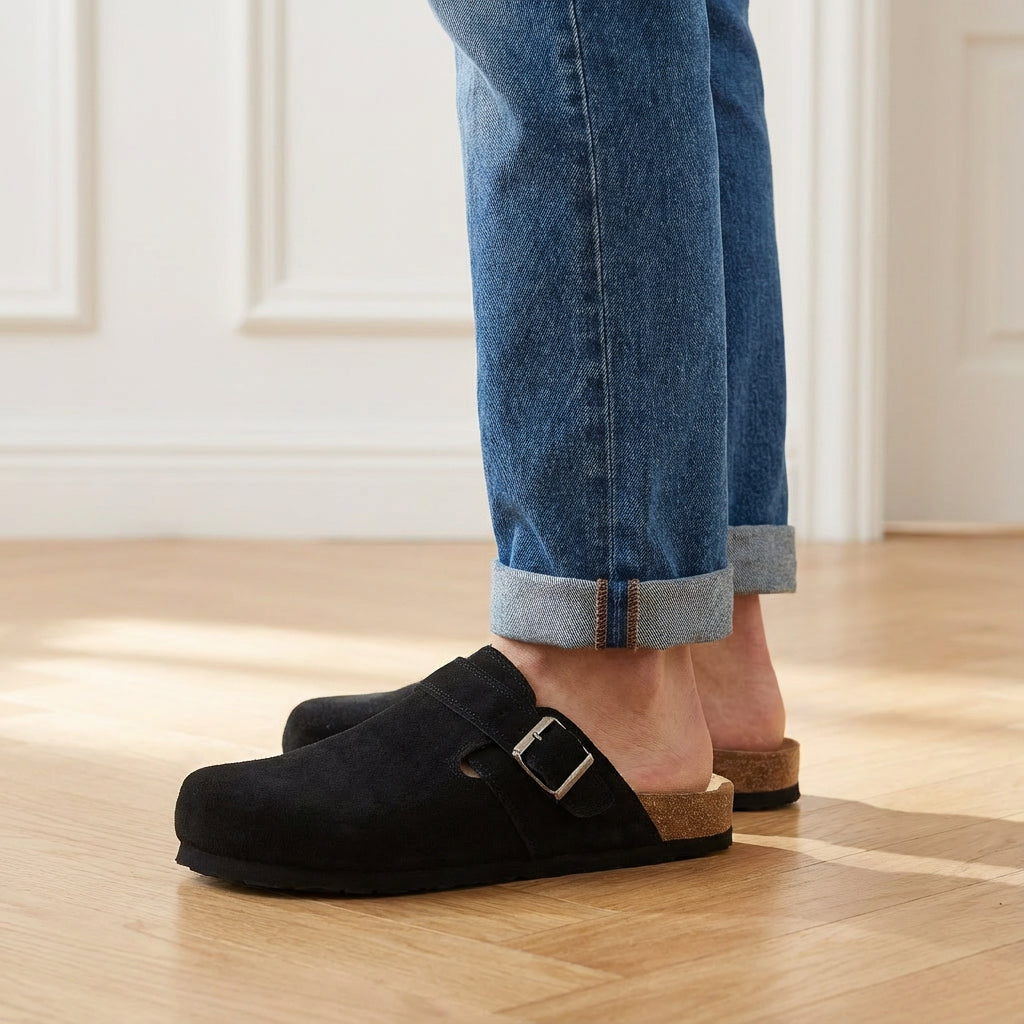 Hugo Genuine Suede Clogs - view 7
