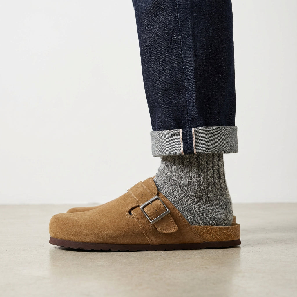 Hugo Genuine Suede Clogs - view 19