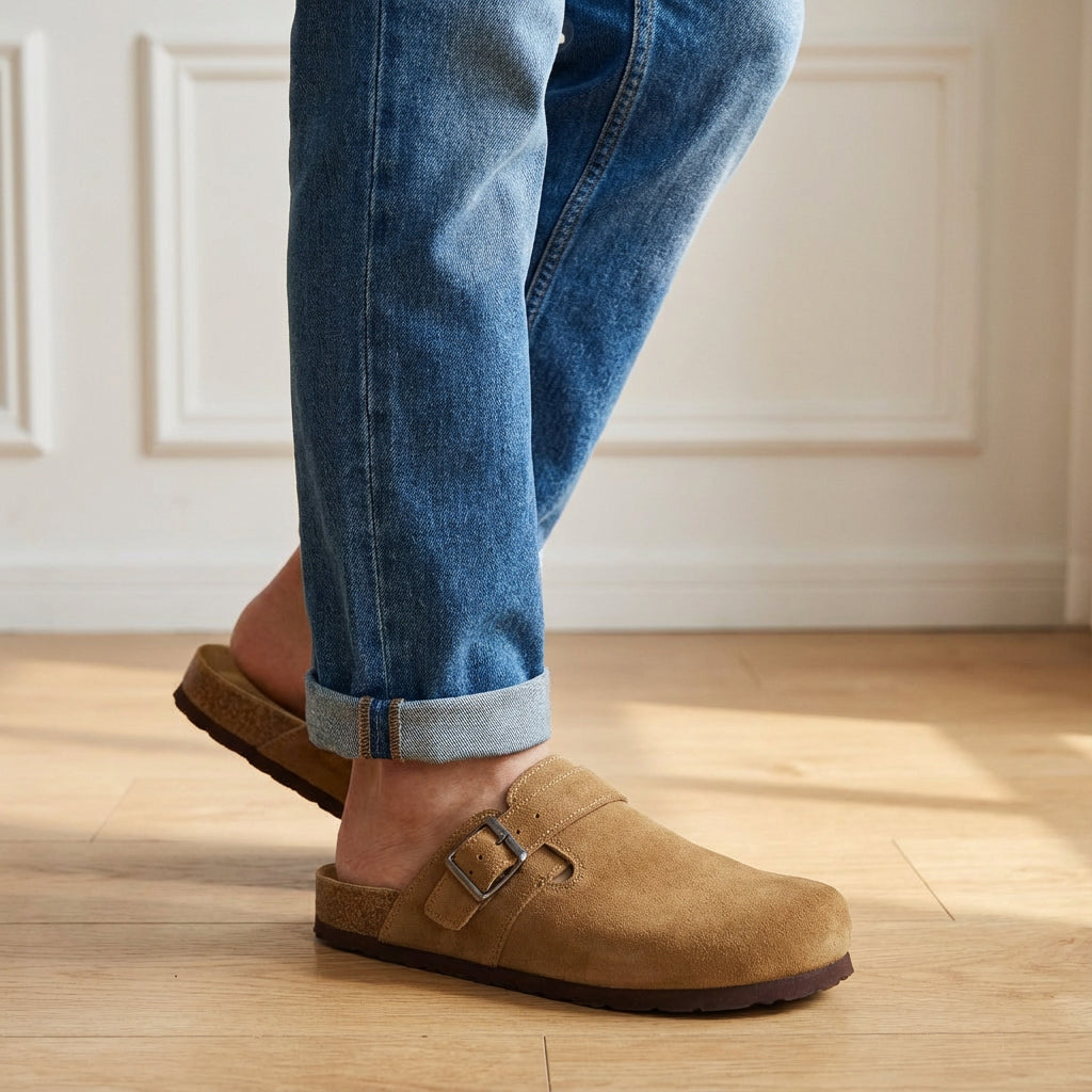 Hugo Genuine Suede Clogs - view 17