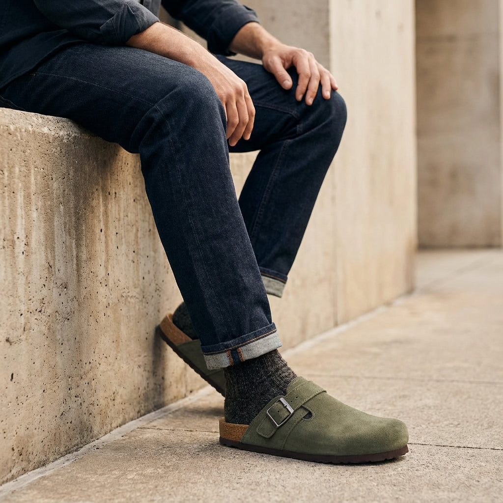 Hugo Genuine Suede Clogs - view 21