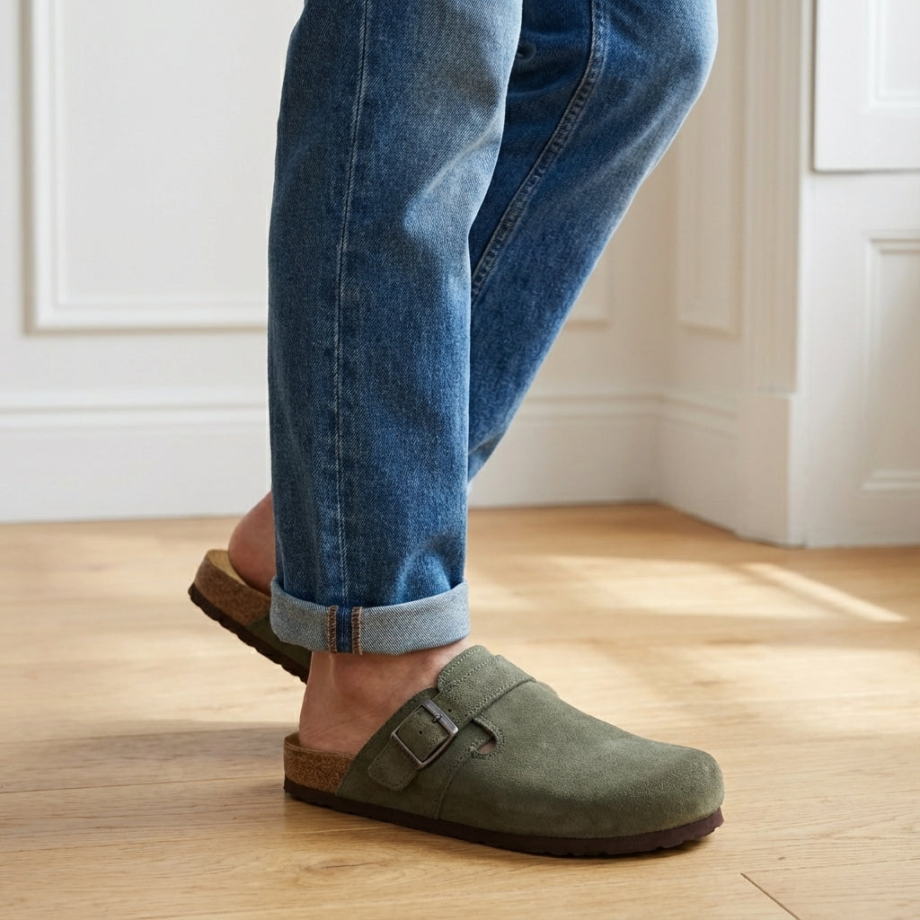Hugo Genuine Suede Clogs - view 28
