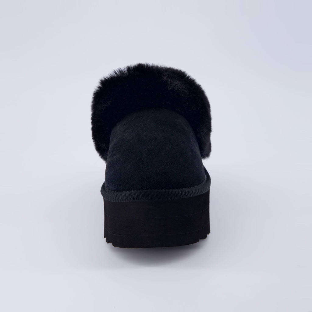 Husky Suede Cozy Platform Mule - view 10