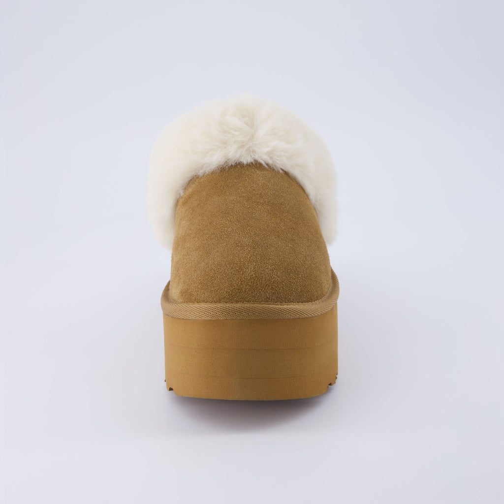 Husky Suede Cozy Platform Mule - view 4