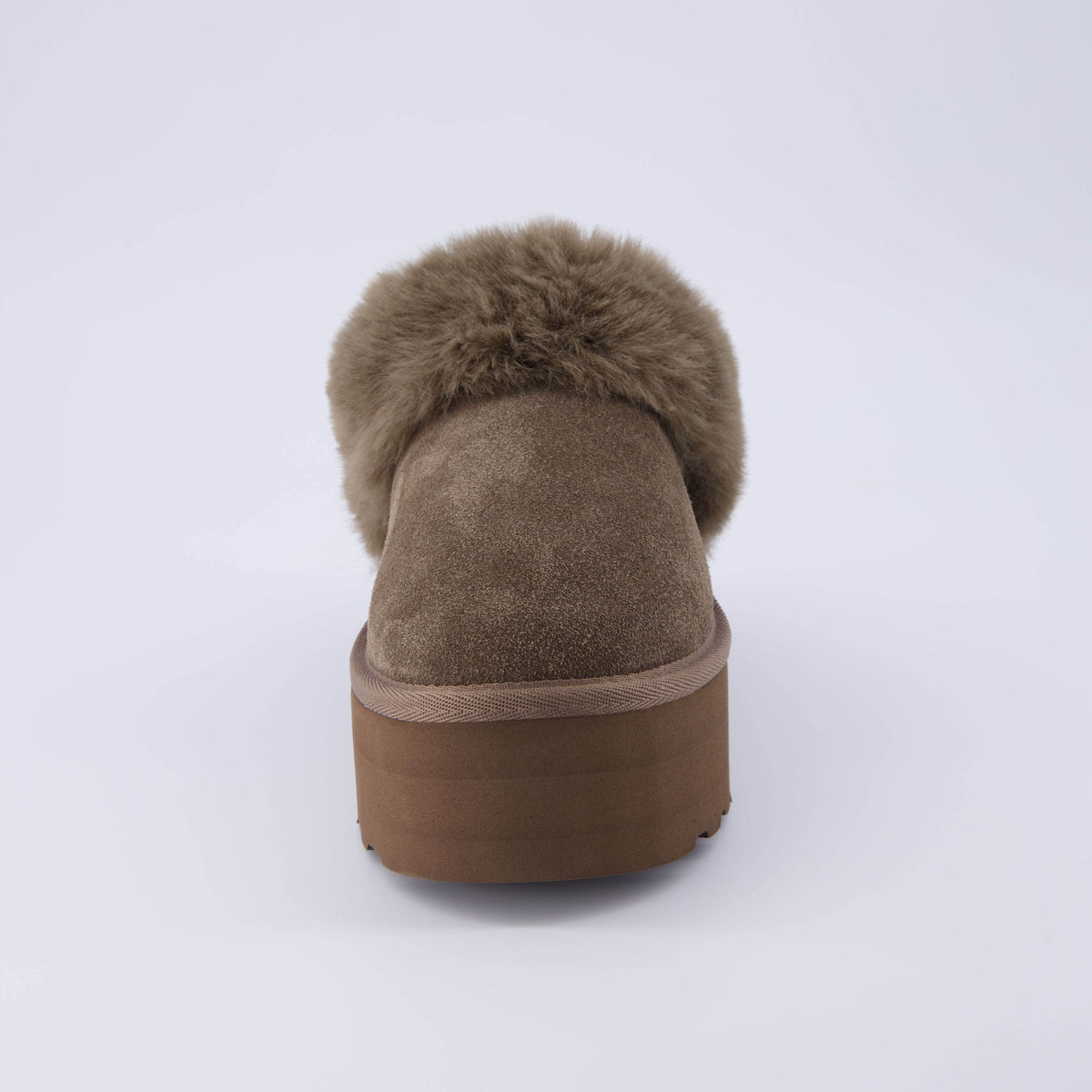 Husky Suede Cozy Platform Mule - view 23