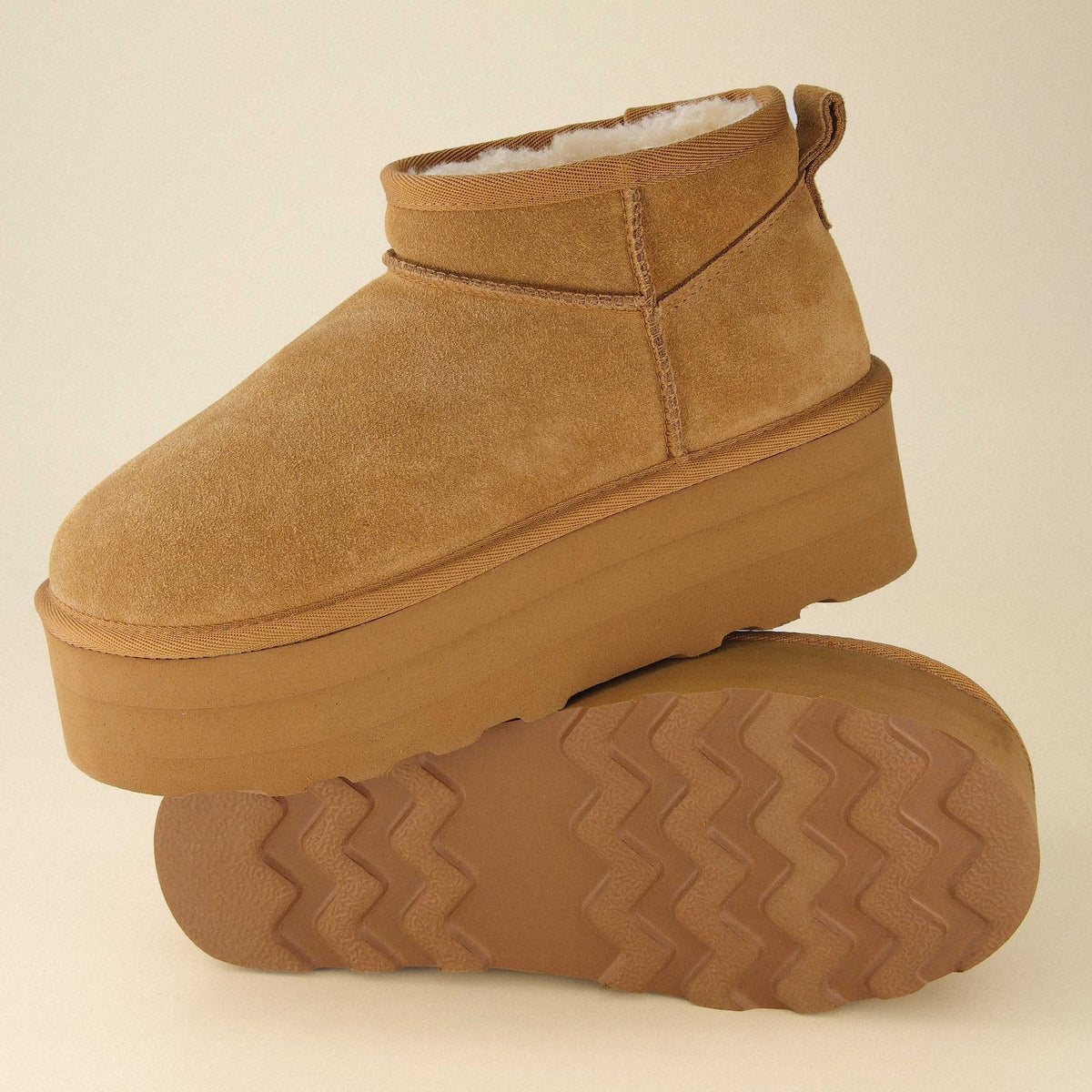 Hippy Cozy Platform Ankle Boot - view 1