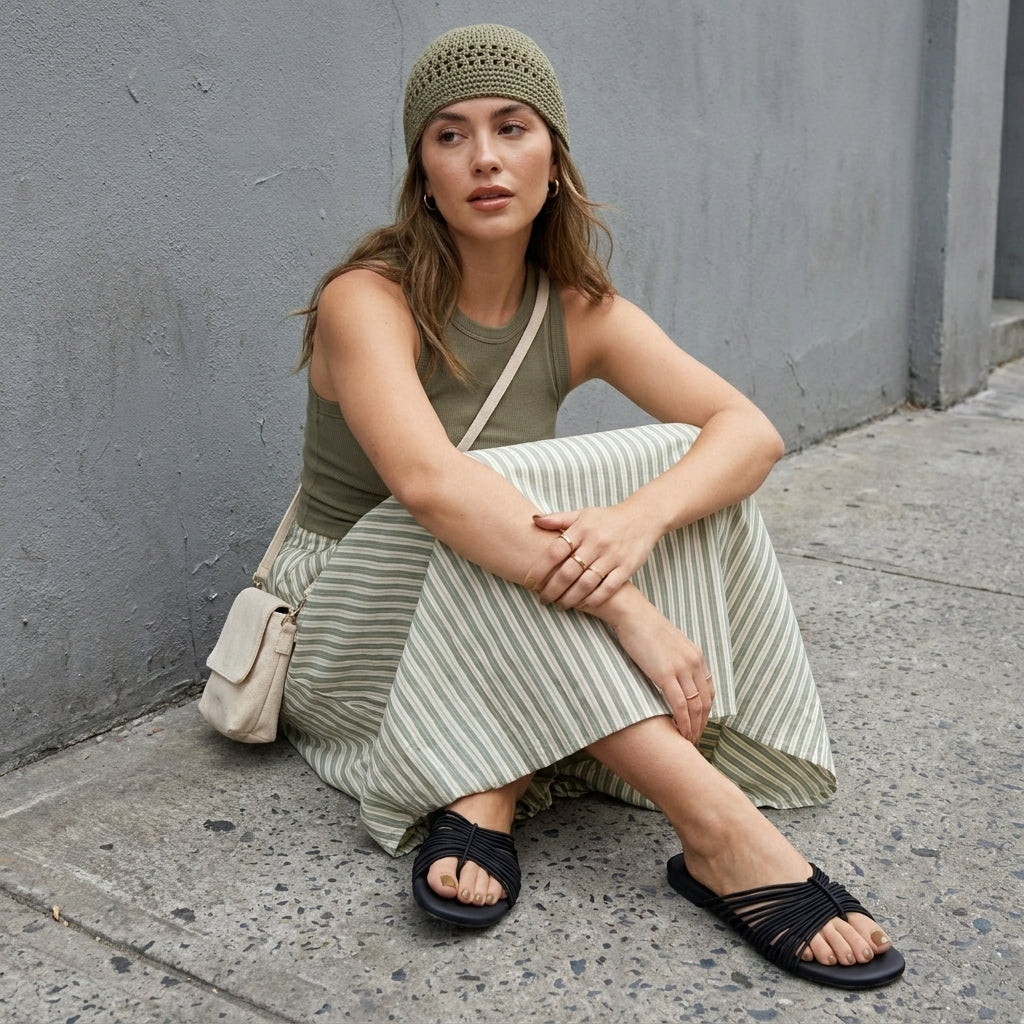 Lanky Strappy Sandals - view 7