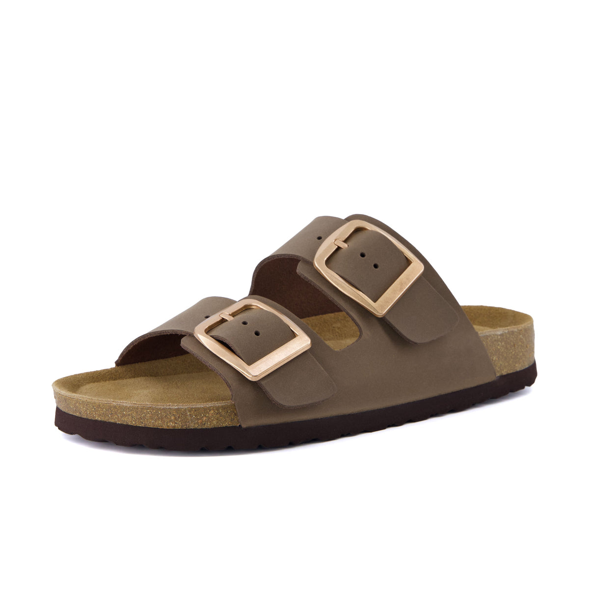 Laz Genuine Suede Slides - view 12