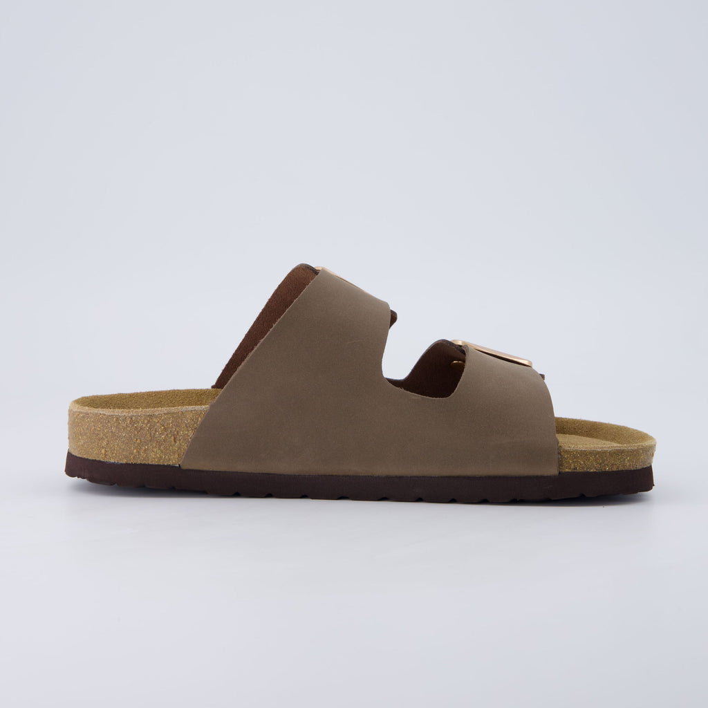 Laz Genuine Suede Slides - view 14