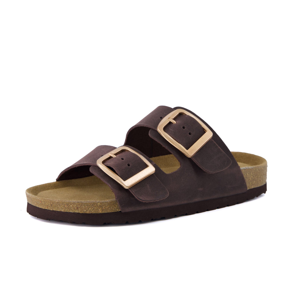 Laz Genuine Suede Slides - view 32