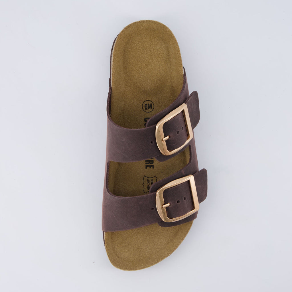 Laz Genuine Suede Slides - view 36