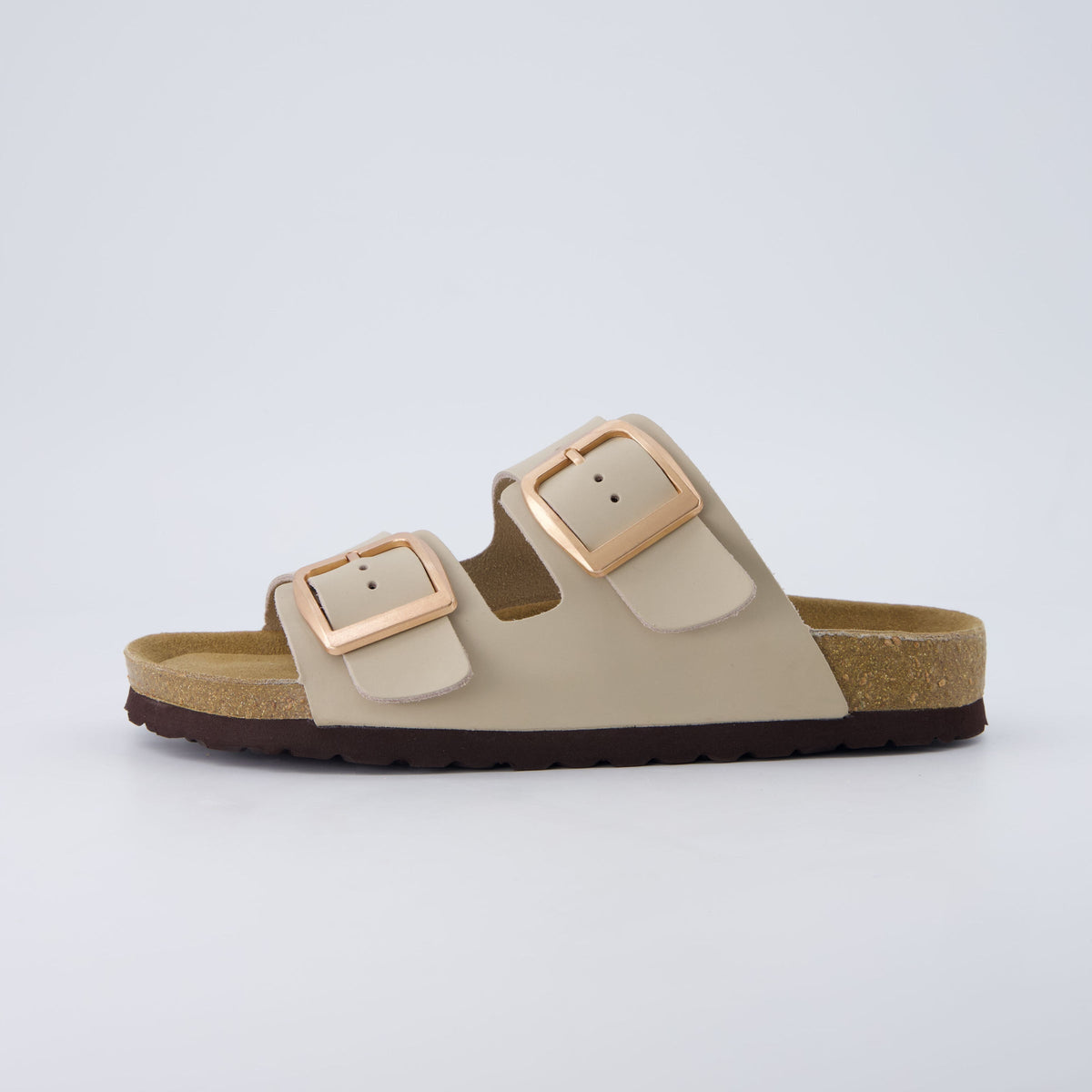 Laz Genuine Suede Slides - view 1