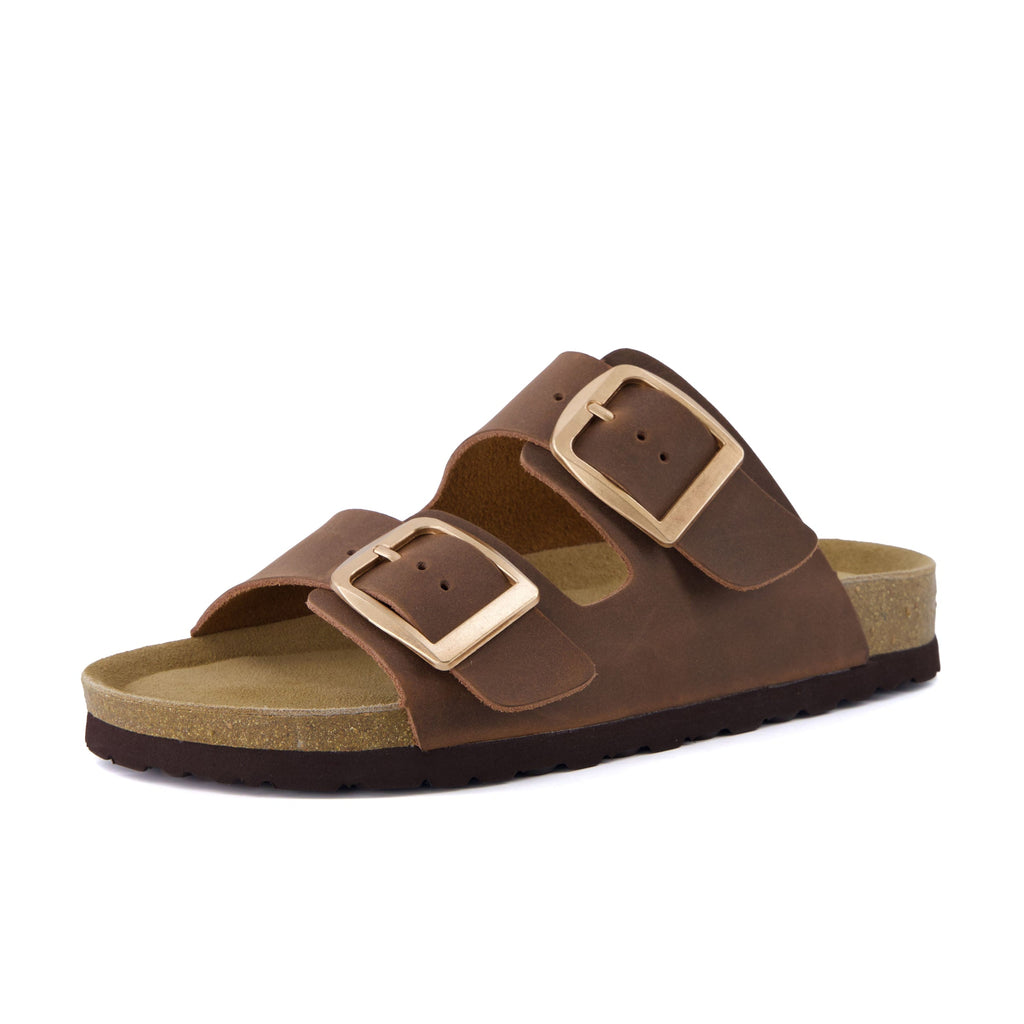 Laz Genuine Suede Slides - view 52