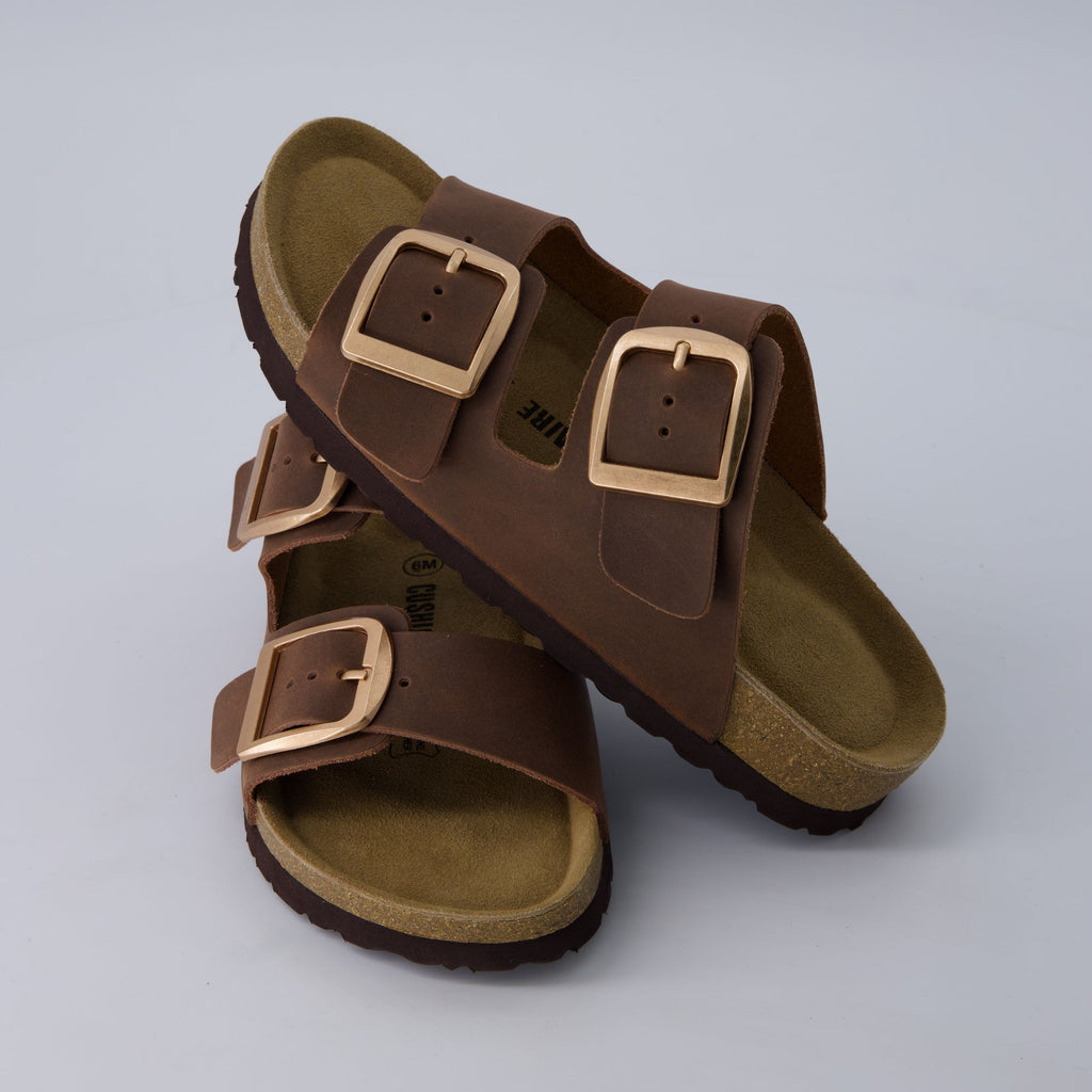 Laz Genuine Suede Slides - view 60