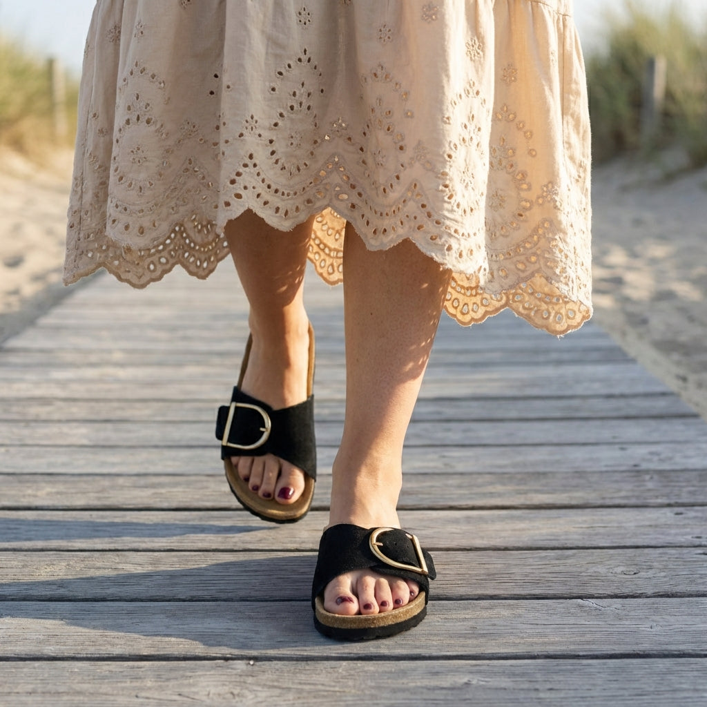 Leeds Genuine Leather Sandals - view 7