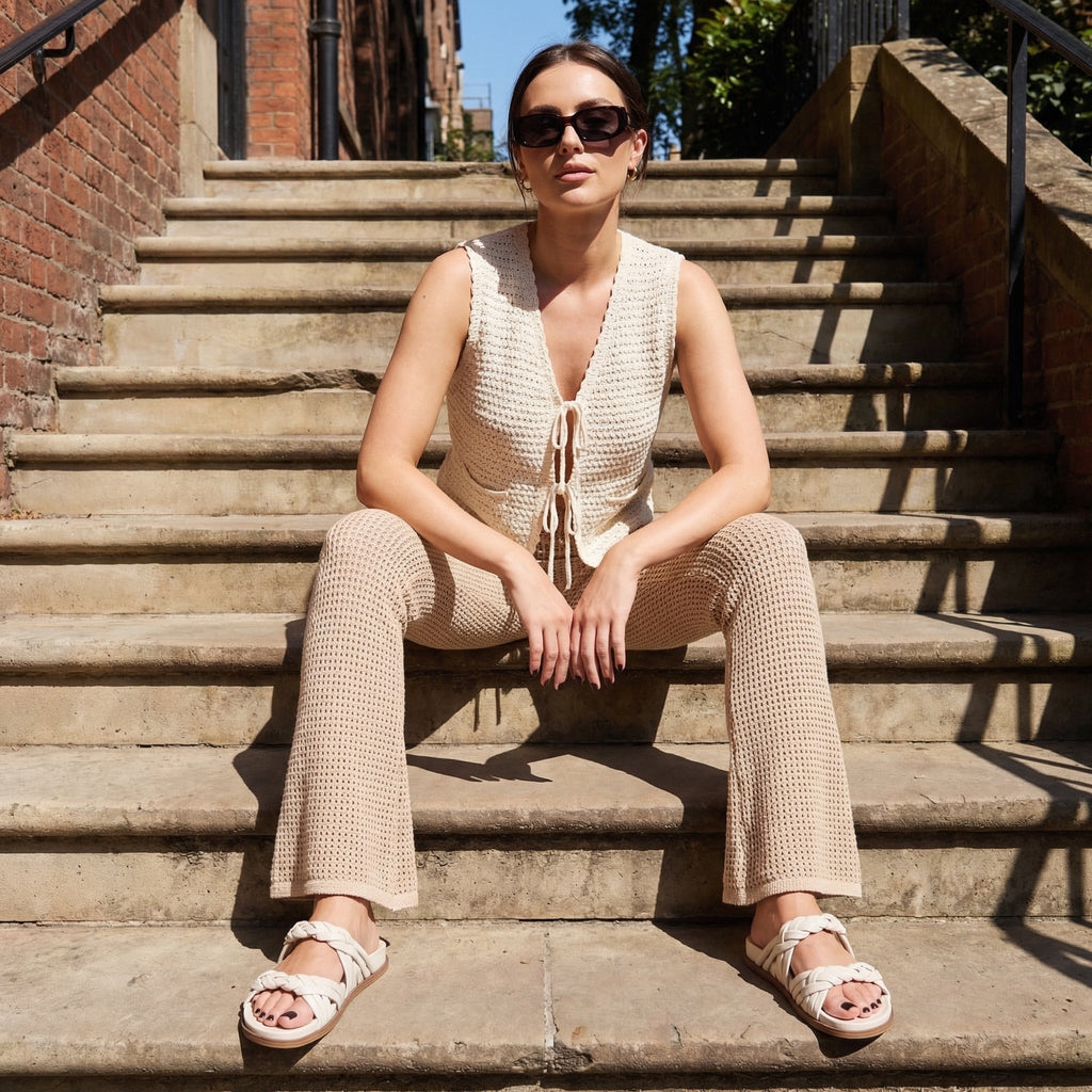 Lens Braided Strap Sandals - view 18