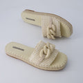 Lucia Raffia Sandals - view 1