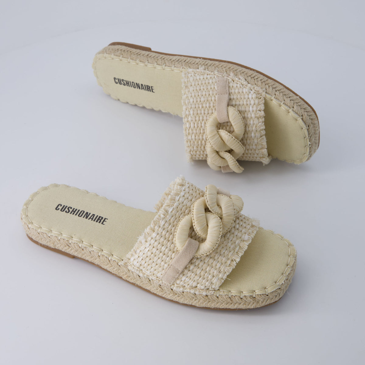 Lucia Raffia Sandals - view 1