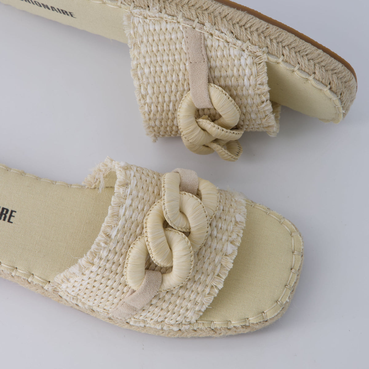 Lucia Raffia Sandals - view 9