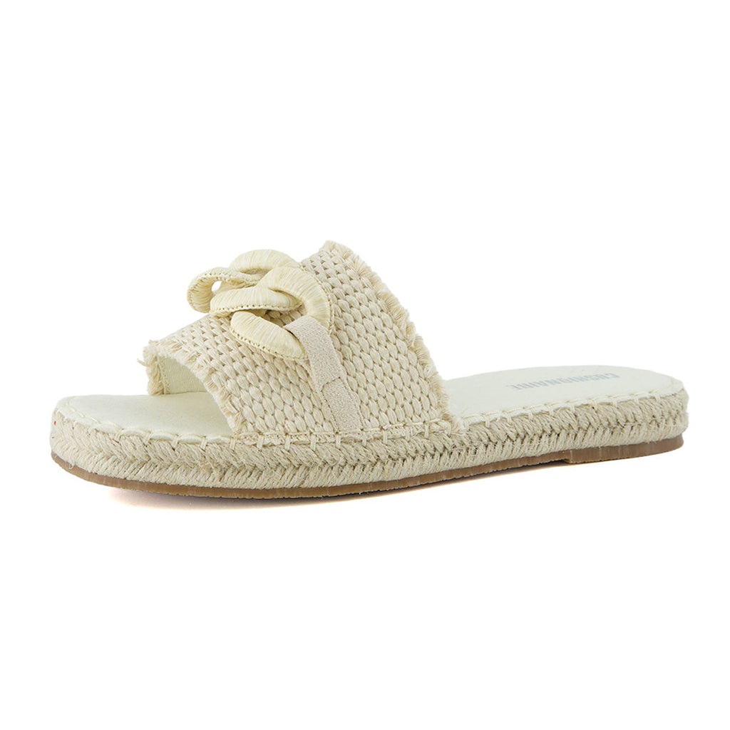 Lucia Raffia Sandals - view 3