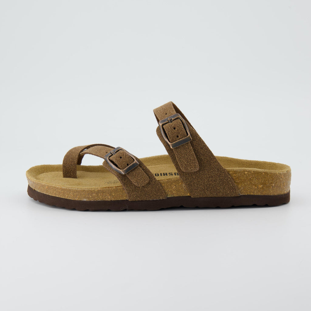 Luna Cork Footbed Sandal Suedes - view 1