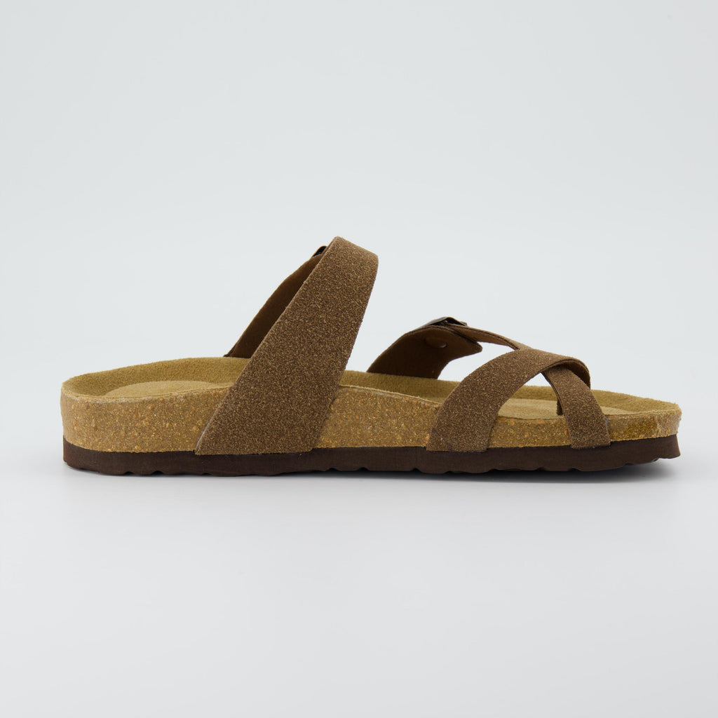 Luna Cork Footbed Sandal Suedes - view 4