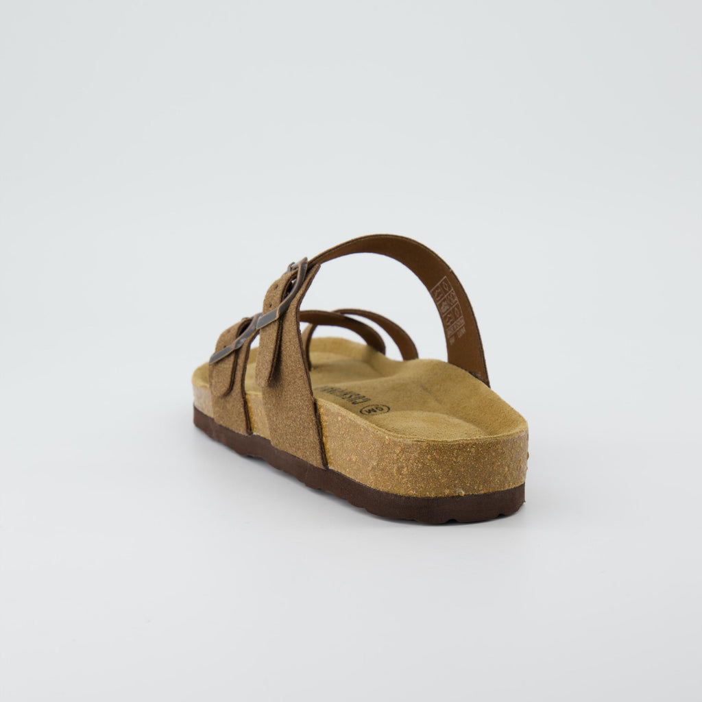 Luna Cork Footbed Sandal Suedes - view 5