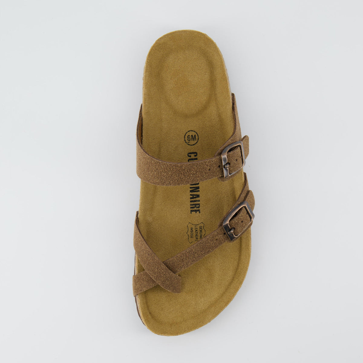 Luna Cork Footbed Sandal Suedes - view 6