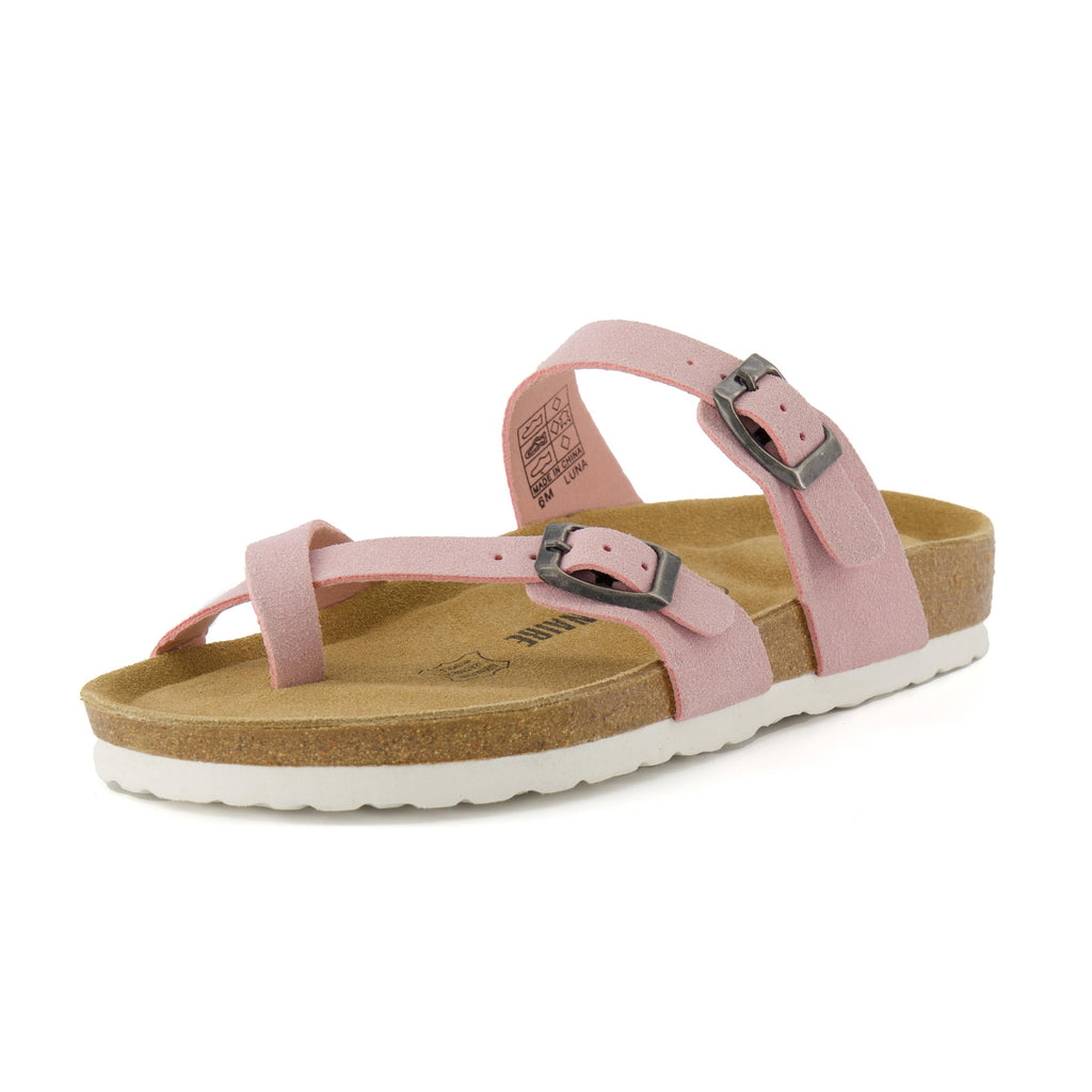 Luna Cork Footbed Sandal Suedes - view 35