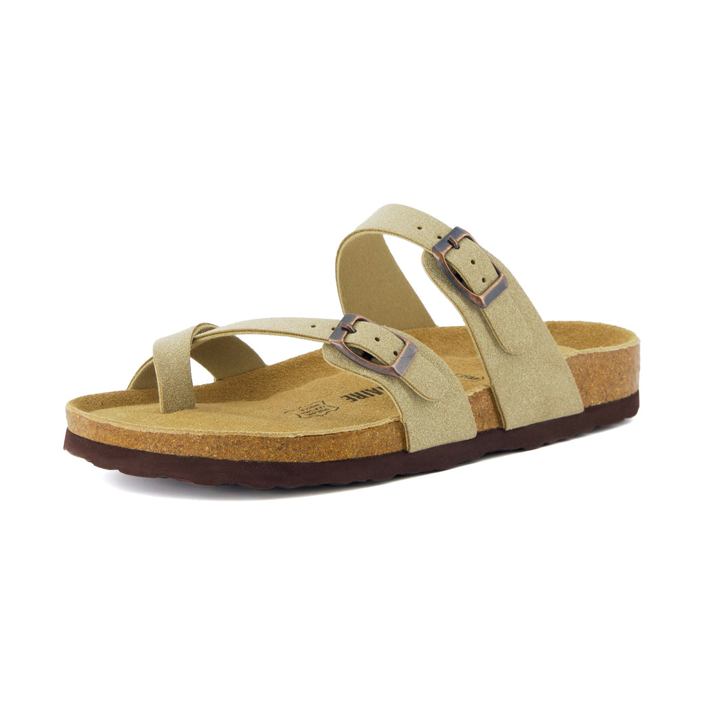 Luna Cork Footbed Sandal Suedes - view 8